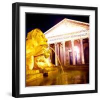 Pantheon, Rome-Tosh-Framed Art Print