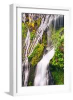 Panther Creek Falls Detail, Columbia River Gorge, Washington-Vincent James-Framed Photographic Print