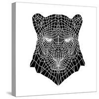 Panther Head Mesh-Lisa Kroll-Stretched Canvas