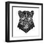 Panther Head Mesh-Lisa Kroll-Framed Art Print