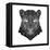 Panther Head Mesh-Lisa Kroll-Framed Stretched Canvas