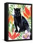 Panther's Paradise II-Annie Warren-Framed Stretched Canvas