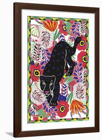 Panther's Wild Life-Emilie Ramon-Framed Giclee Print