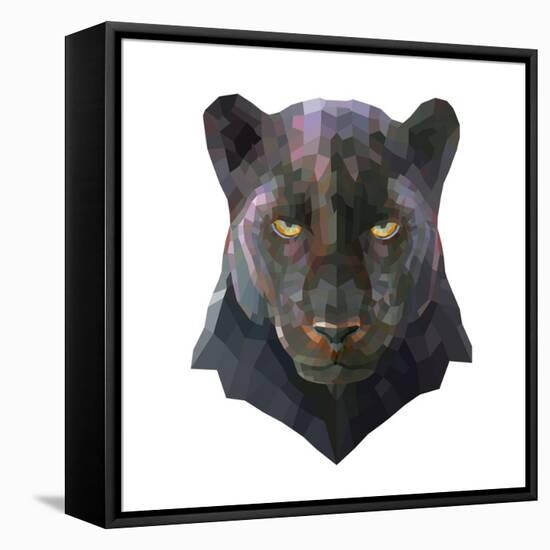 Panther-Lora Kroll-Framed Stretched Canvas