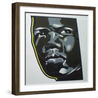 Panther-Abstract Graffiti-Framed Giclee Print