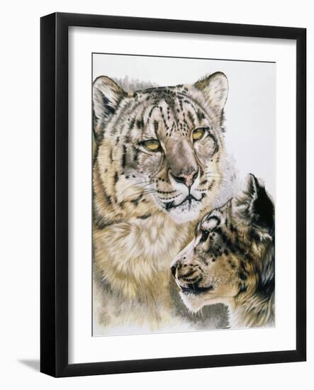 Panthera Uncia-Barbara Keith-Framed Giclee Print