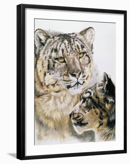 Panthera Uncia-Barbara Keith-Framed Giclee Print