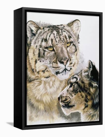 Panthera Uncia-Barbara Keith-Framed Stretched Canvas