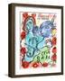 Pantomime from Derrier Le Mirroir 198-Marc Chagall-Framed Collectable Print