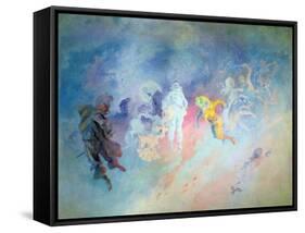Pantomime, from the Salon Cheret-Jules Chéret-Framed Stretched Canvas