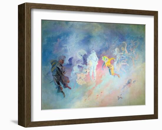 Pantomime, from the Salon Cheret-Jules Chéret-Framed Giclee Print