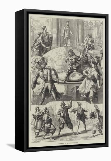 Pantomimes at the London Theatres-David Henry Friston-Framed Stretched Canvas