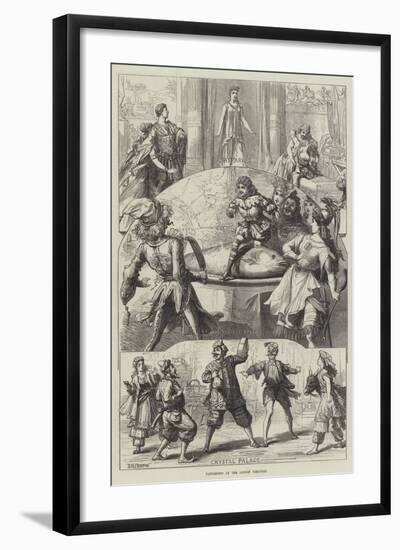 Pantomimes at the London Theatres-David Henry Friston-Framed Giclee Print