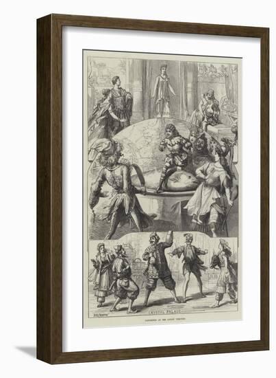 Pantomimes at the London Theatres-David Henry Friston-Framed Giclee Print