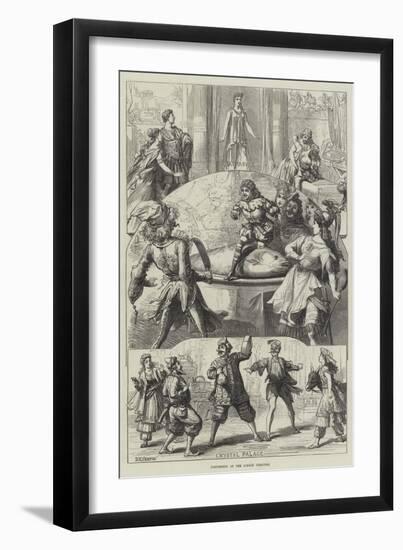 Pantomimes at the London Theatres-David Henry Friston-Framed Giclee Print