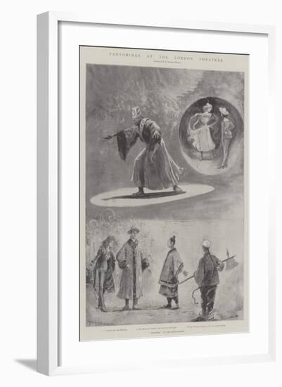 Pantomimes at the London Theatres-Henry Charles Seppings Wright-Framed Giclee Print