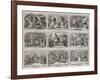 Pantomimes in London-Alfred Crowquill-Framed Giclee Print