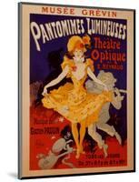 Pantomimes Lumineuses-Jules Chéret-Mounted Art Print