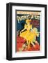 Pantomimes Lumineuses-Jules Chéret-Framed Premium Giclee Print