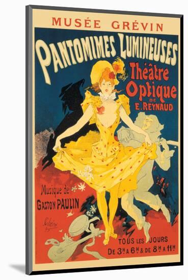 Pantomimes Lumineuses-Jules Chéret-Mounted Premium Giclee Print