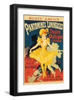 Pantomimes Lumineuses-Jules Chéret-Framed Premium Giclee Print