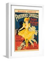 Pantomimes Lumineuses-Jules Chéret-Framed Premium Giclee Print
