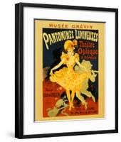 Pantomines Lumineuses-Jules Chéret-Framed Poster