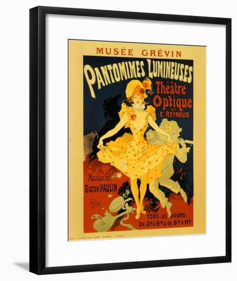 Pantomines Lumineuses-Jules Chéret-Framed Poster