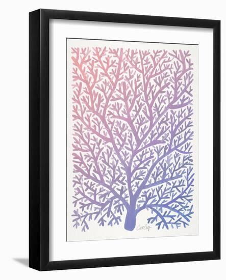 Pantone Fan Coral-Cat Coquillette-Framed Giclee Print