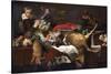 Pantry Scene with Servant-Frans Snyders-Stretched Canvas