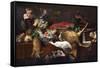 Pantry Scene with Servant-Frans Snyders-Framed Stretched Canvas