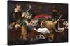 Pantry Scene with Servant-Frans Snyders-Stretched Canvas