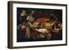 Pantry with Servant (Kitchen Scene)-Frans Snyders-Framed Giclee Print