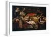 Pantry with Servant (Kitchen Scene)-Frans Snyders-Framed Giclee Print