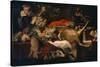 Pantry with Servant (Kitchen Scene)-Frans Snyders-Stretched Canvas