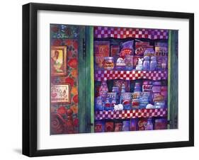Pantry with White Mice Snoozing-Bill Bell-Framed Giclee Print