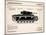 Panzer III Tank-Mark Rogan-Mounted Art Print