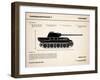 Panzer V Panther Tank-Mark Rogan-Framed Art Print