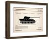 Panzer V Panther Tank-Mark Rogan-Framed Art Print