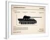 Panzer V Panther Tank-Mark Rogan-Framed Art Print