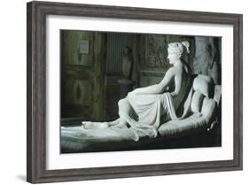 Paolina Borghese as Venus Victrix-Antonio Canova-Framed Giclee Print