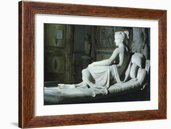Paolina Borghese as Venus Victrix-Antonio Canova-Framed Giclee Print