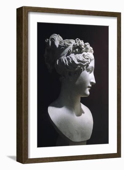 Paolina Borghese as Venus Victrix-Antonio Canova-Framed Giclee Print