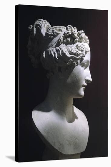 Paolina Borghese as Venus Victrix-Antonio Canova-Stretched Canvas
