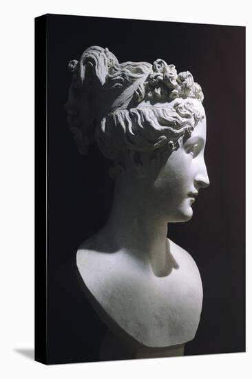 Paolina Borghese as Venus Victrix-Antonio Canova-Stretched Canvas