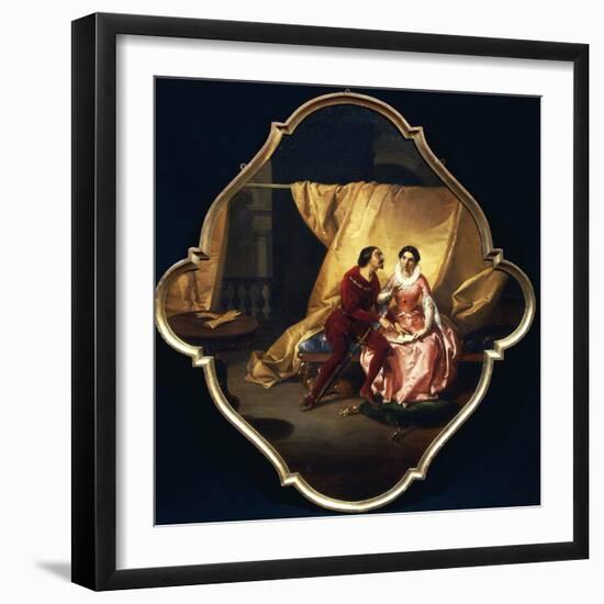 Paolo and Francesca, 1850-1874-Angelo Inganni-Framed Giclee Print