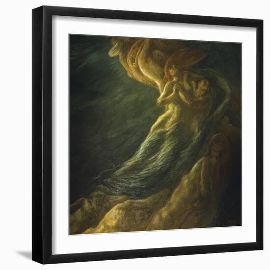 Paolo and Francesca, 1901-Gaetano Previati-Framed Giclee Print