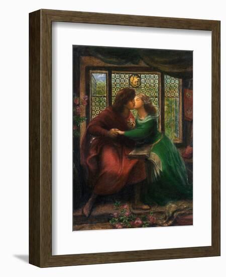 Paolo and Francesca Da Rimini, 1867-Dante Gabriel Rossetti-Framed Giclee Print