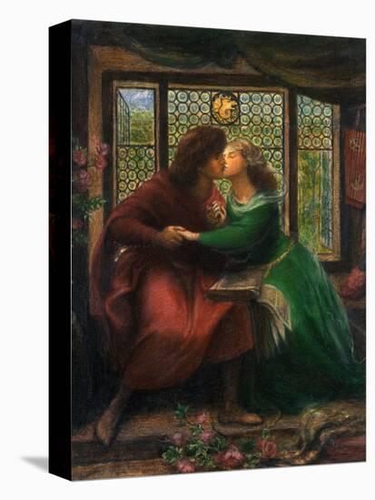 Paolo and Francesca Da Rimini, 1867-Dante Gabriel Rossetti-Stretched Canvas