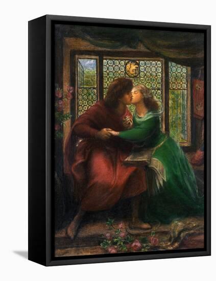Paolo and Francesca Da Rimini, 1867-Dante Gabriel Rossetti-Framed Stretched Canvas